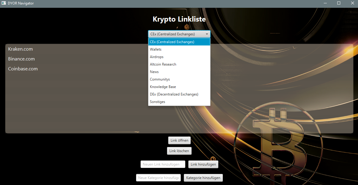 DYOR Navigator Screenshot
